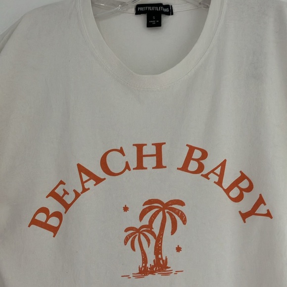 White Beach Baby Print T Shirt 🍊 - Picture 8 of 8
